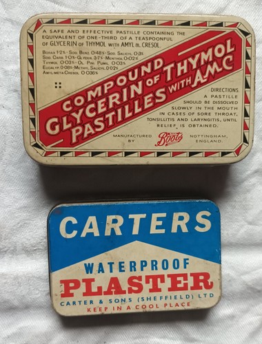 Vintage glycerine thymol - , of