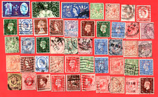 Great britain perfin stamps - great,