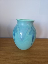 Poole Pottery Vase - Teal/Blue