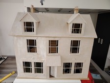 Dolls House 6 room House Kit MDF attic Project