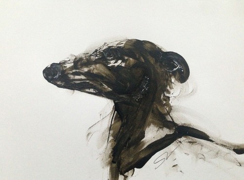 Original signed ink drawing - original,