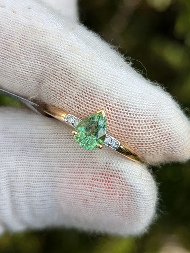 Paraiba tourmaline ring 9ct - tourmaline,