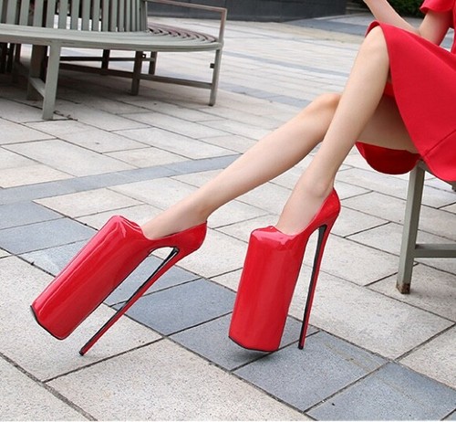 30cm high heel - high,