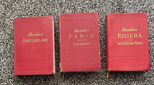 Vintage baedeker travel - vintage, baedeker's