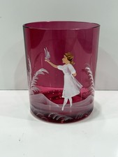 Vtg Mary Gregory Cranberry