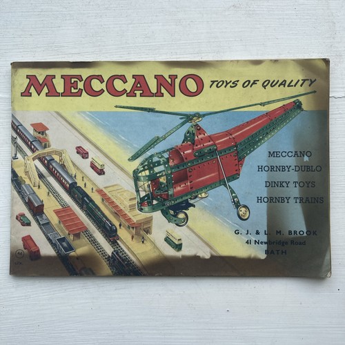 Meccano 1956 retail booklet - 1956,
