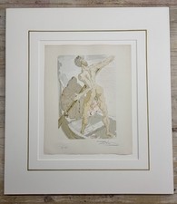 SALVADOR DALI Divine Comedy - Inferno  Canto 3 Woodcut Hand signed Lithograph