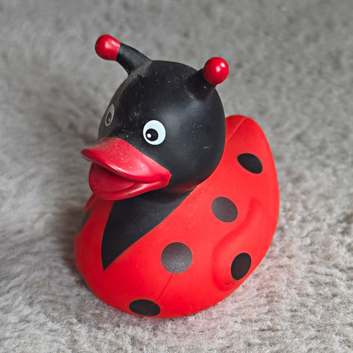 Ladybird rubber duck bath toy - bath,