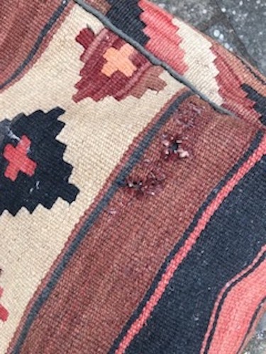 Kilim cube atlas pouffe - cube,