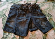 Bundle Vintage No Fear Long Shorts 3/4 Length Dark Blue Denim Jeans Mens S