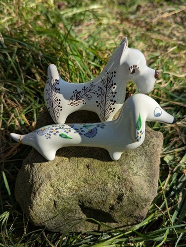 Vintage hand painted pottery - vintage,
