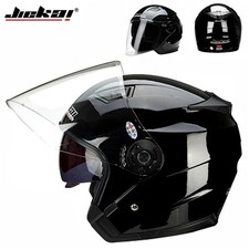 Men Motorcycle Half Helmets Dual Lens Scooter Motor Helmet Casco Vespa Village