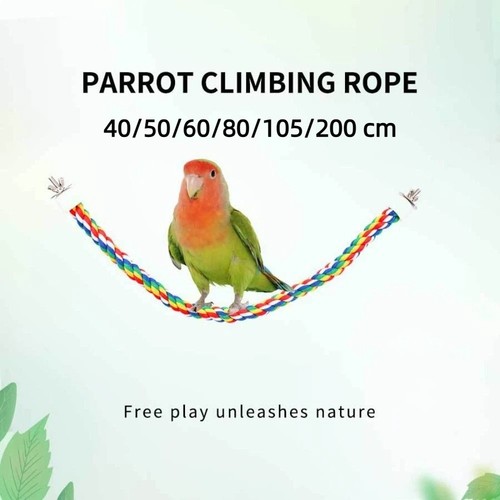 Cotton rope bird perch - cotton,