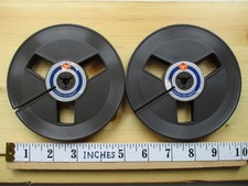 1x 5 inch AGFA EMPTY tape 1/4" take up reel to reel 2 available Labels damaged