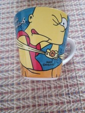 2002 The Simpsons Bart Ceramic Mug Kinnerton VGC