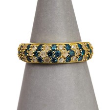 Pre-Owned 9ct Gold Blue