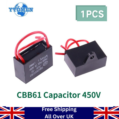 Cbb61 capacitor 450v fan - capacitor,