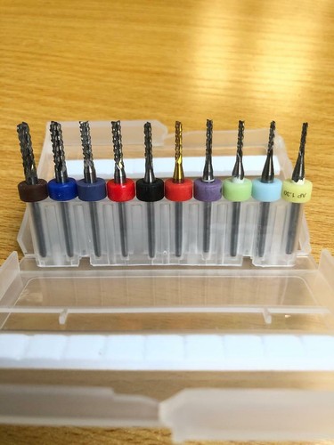 Carbide end mill engraving - end,