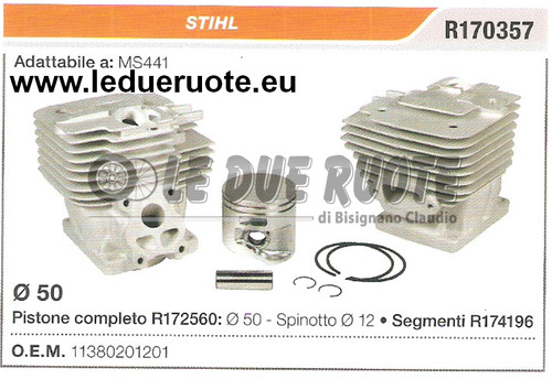 Kit cylinder and - and, stihl