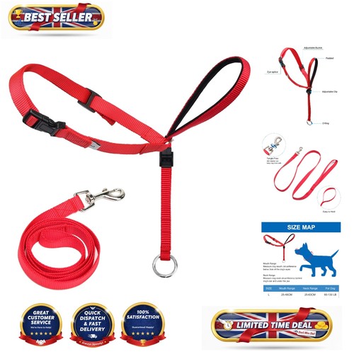 Adjustable dog head - head, halter