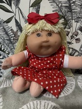 Mattel First Edition Cabbage Patch Doll - Blonde Hair Brown Eyes