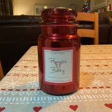 Village Candle  Rosette Berry