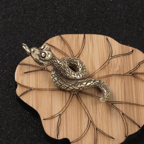 Tiny snake statue mini animal - snake,