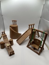 Vintage Bandai Maple Town Playground Set 1980s Swing Slide Seesaw Sylvanian