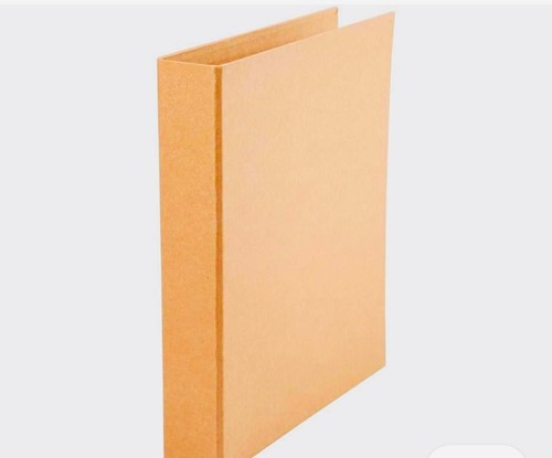 Plain brown ring binder - ring,