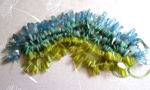 Mixed lot semi precious - lot, of