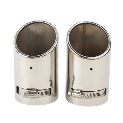 2pcs chrome exhaust pipe end - exhaust,