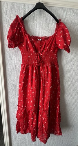 Miss selfridge red floral - selfridge,