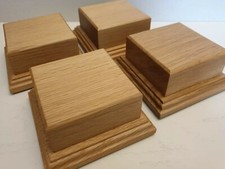 solid oak Display Plinth