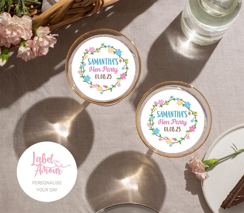 Personalised drinks topper - drinks,
