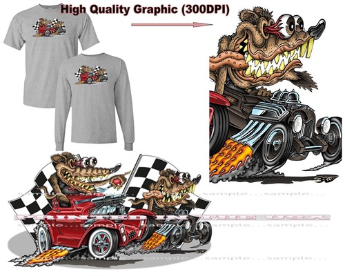 Rat race speeding hot - hot, rod