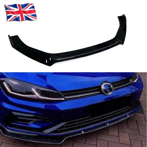 Gloss black front - front, splitter