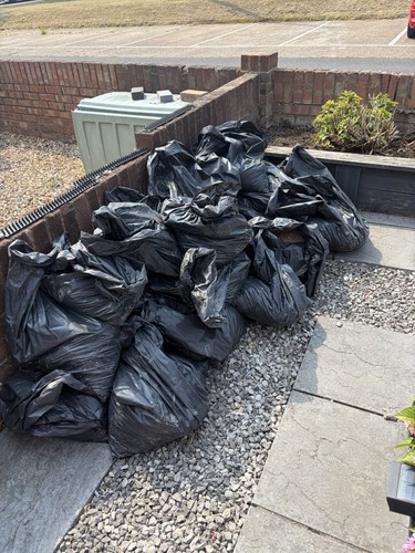 Black rubbish rubble sacks - sacks, job