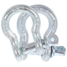 2 Pcs Trailer Shackles D