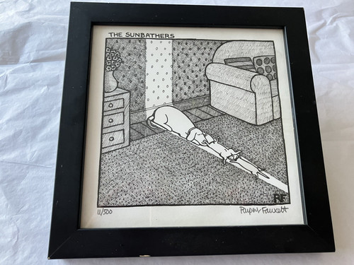 Off the leash - framed, l/e