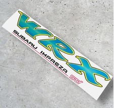 WRX Rear Boot Sticker Trunk  STi Decal 1996-2000 TYPE RA JDM R Themed Imprezza