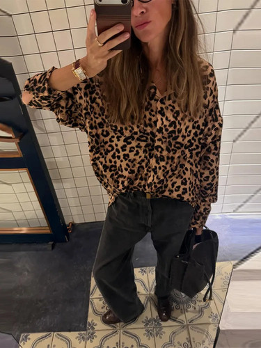 Womens leopard print cropped - womens,