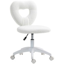 HOMCOM Armless Heart Desk