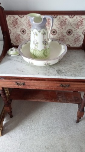 Antique victorian washstand - antique,