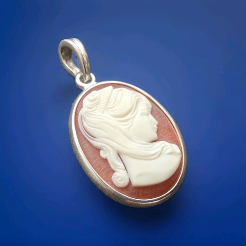 Vintage sterling silver - silver, cameo