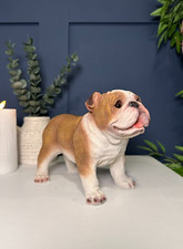 Cute Puppy British Bulldog Ornament Sculpture | Trendy Home Decor | Dog Lover