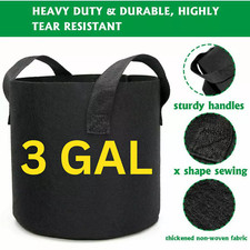 5 Grow Bags Plant Fabric Pot