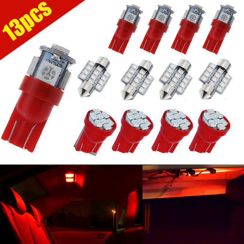 13pcs red led - led, lights