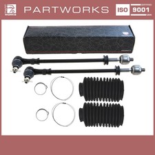 2x Tie Rod + Steering Boot for