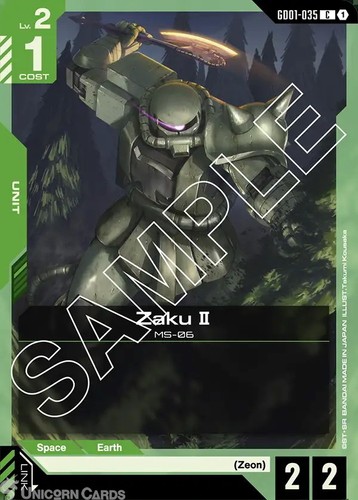 Gd01 035 zaku - ii, gundam