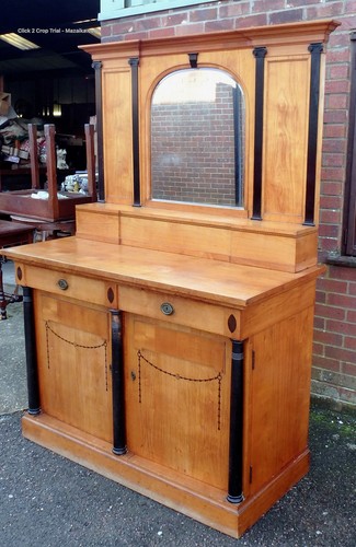 Antique biedermeier satinwood - antique,